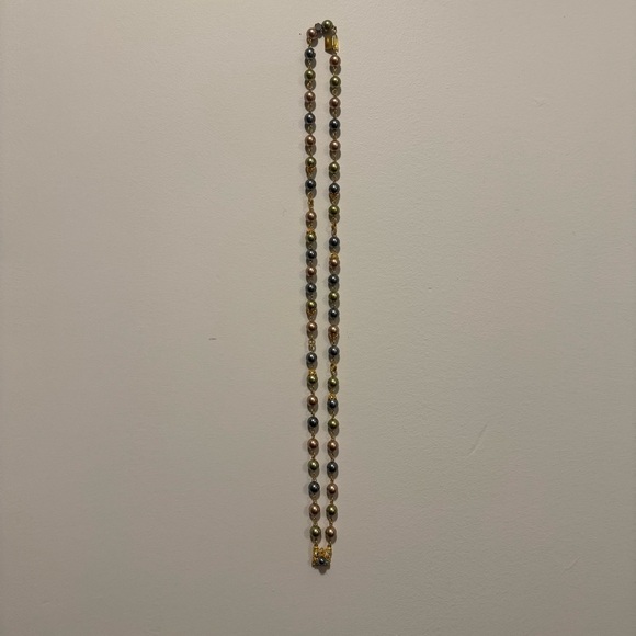 Signed Joan Rivers Vintage Double Pearl Strand + Matching Clip On Earrings - Picture 16 of 17